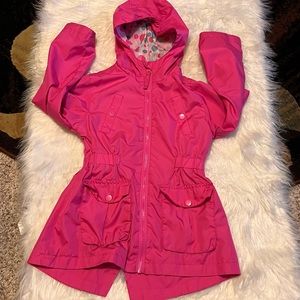 Little girl size 6 pink Hawke & Co Lightweight jacket excellent condition